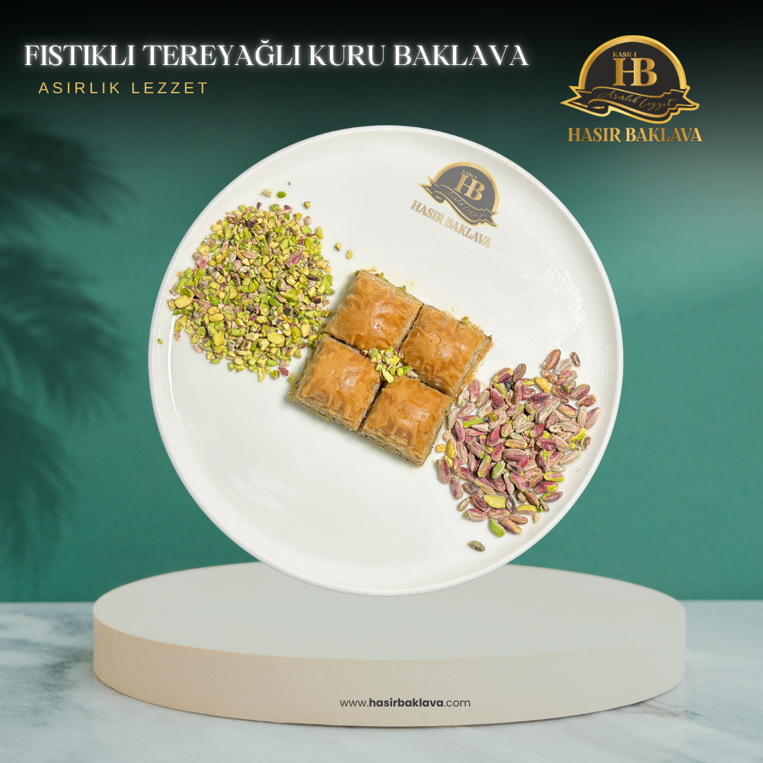 Fıstıklı Tereyağlı Kuru Baklava